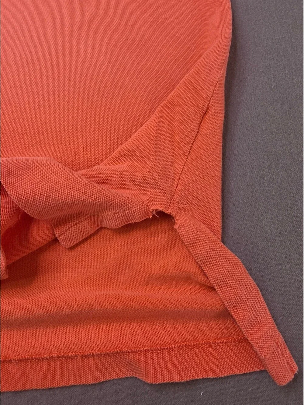 Polo Ralph Lauren Mens XXL Coral Orange Short Sleeve Polo Shirt Cotton Pony